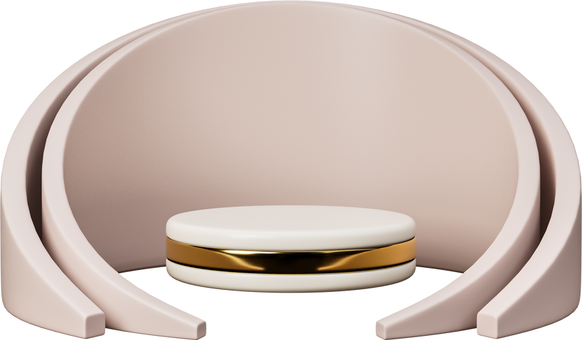 Transparent Luxury Podium Background Image